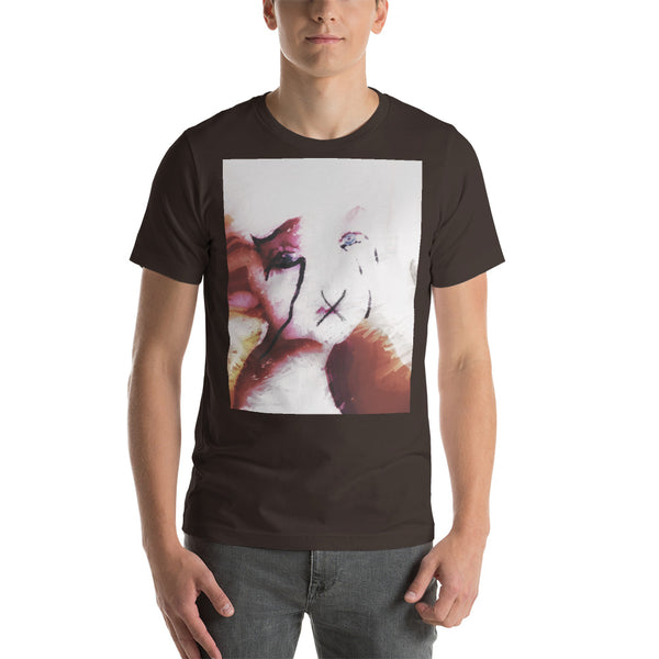 Monkeycan8™ Artists Series 'Quiet' Short-Sleeve Unisex T-Shirt