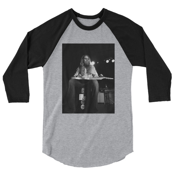 Eric Saylors/Steepwater Band in Concert Lap Steel 3/4 sleeve raglan shirt