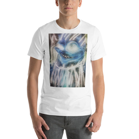 Monkeycan8™ Artists Series 'Jersey Devil - Infrared' Short-Sleeve Unisex T-Shirt