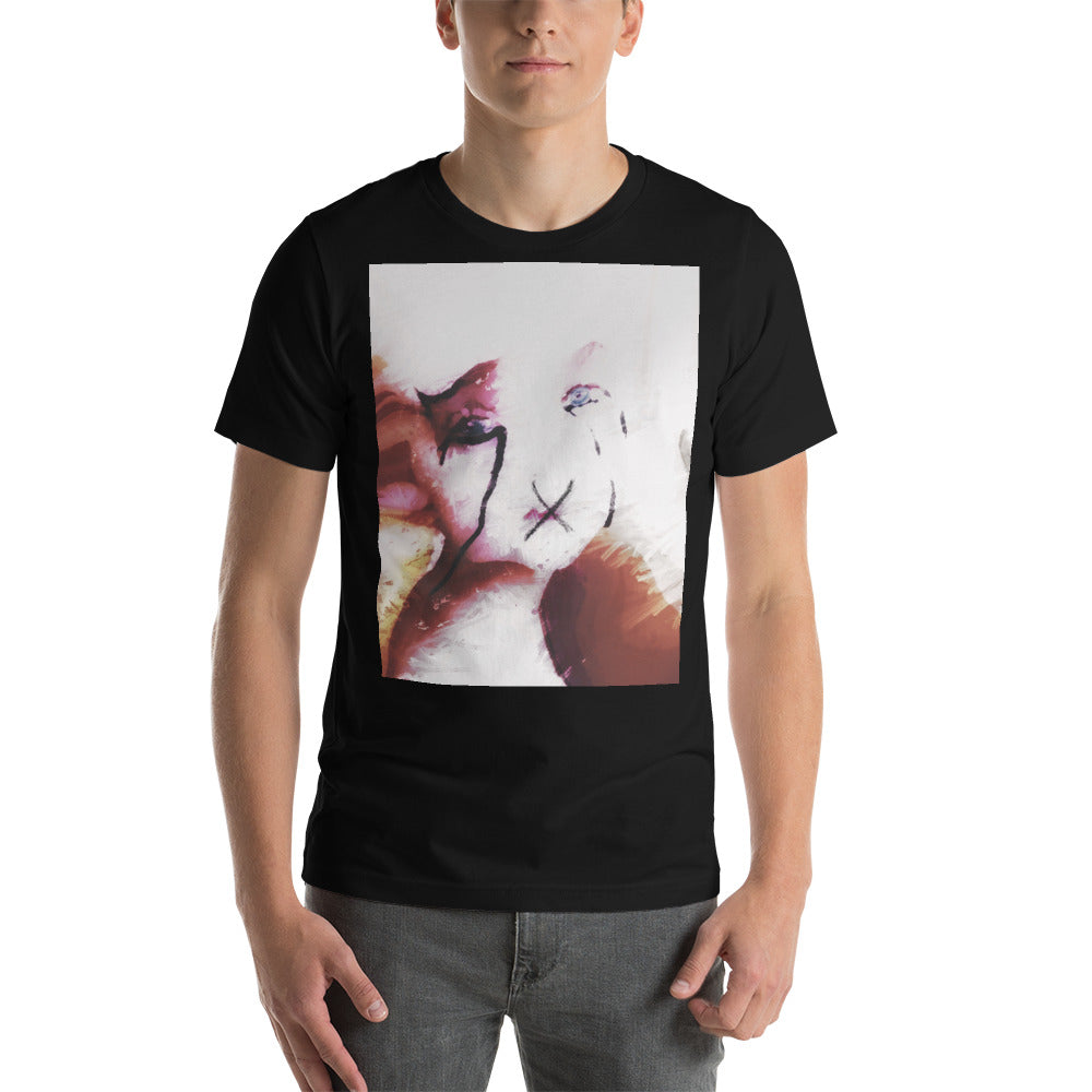 Monkeycan8™ Artists Series 'Quiet' Short-Sleeve Unisex T-Shirt