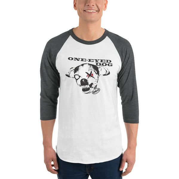 OED™ One-Eyed Dog™ Concert 3/4 sleeve raglan shirt