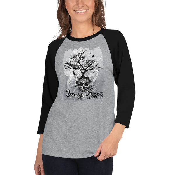 Stone Root™ Concert Tee 3/4 sleeve raglan shirt