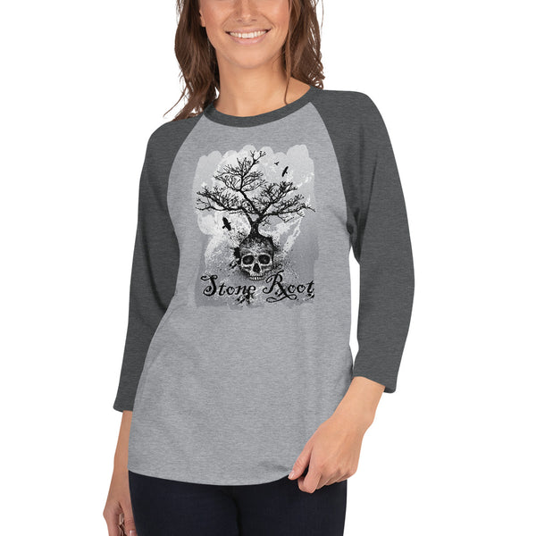 Stone Root™ Concert Tee 3/4 sleeve raglan shirt