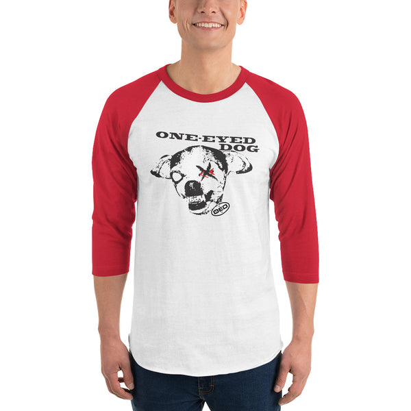 OED™ One-Eyed Dog™ Concert 3/4 sleeve raglan shirt