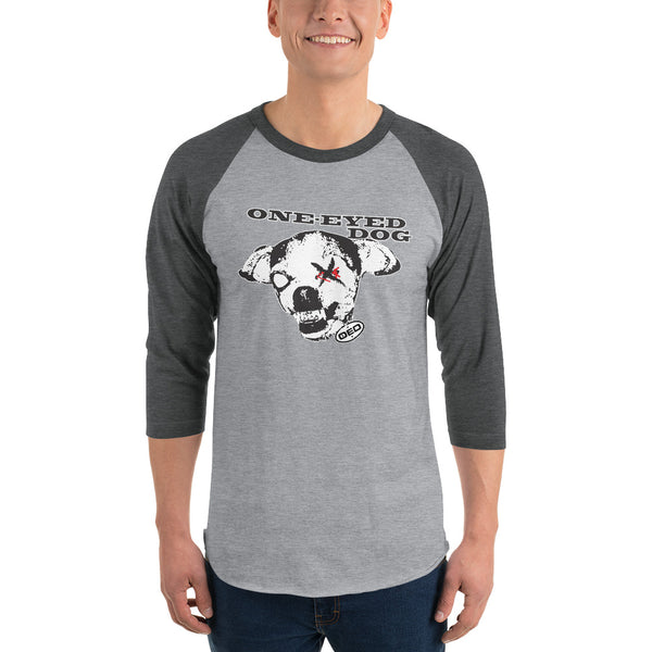 OED™ One-Eyed Dog™ Concert 3/4 sleeve raglan shirt