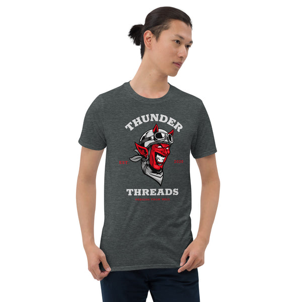 Thunder-Threads Brand 'Designed in Hell' Series - Short-Sleeve Unisex T-Shirt