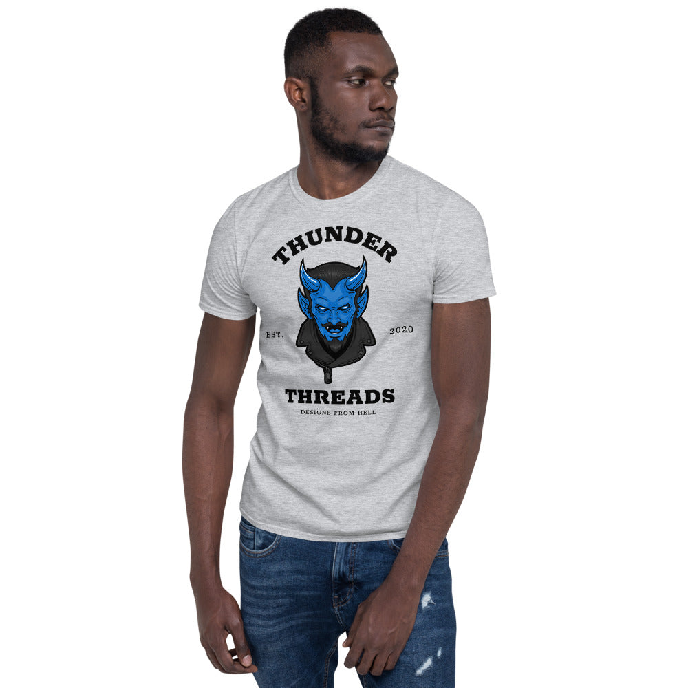 Thunder-Threads Brand 'Designed in Hell' Series - Short-Sleeve Unisex T-Shirt